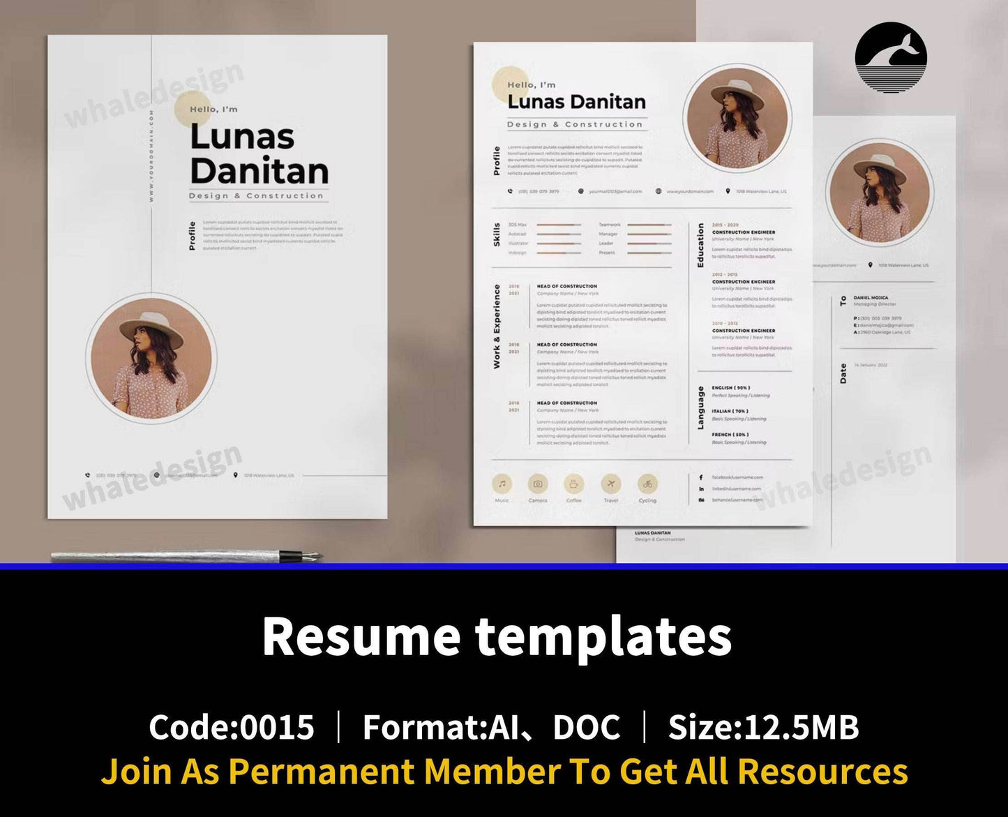 15Resume Word* - whaledesign
