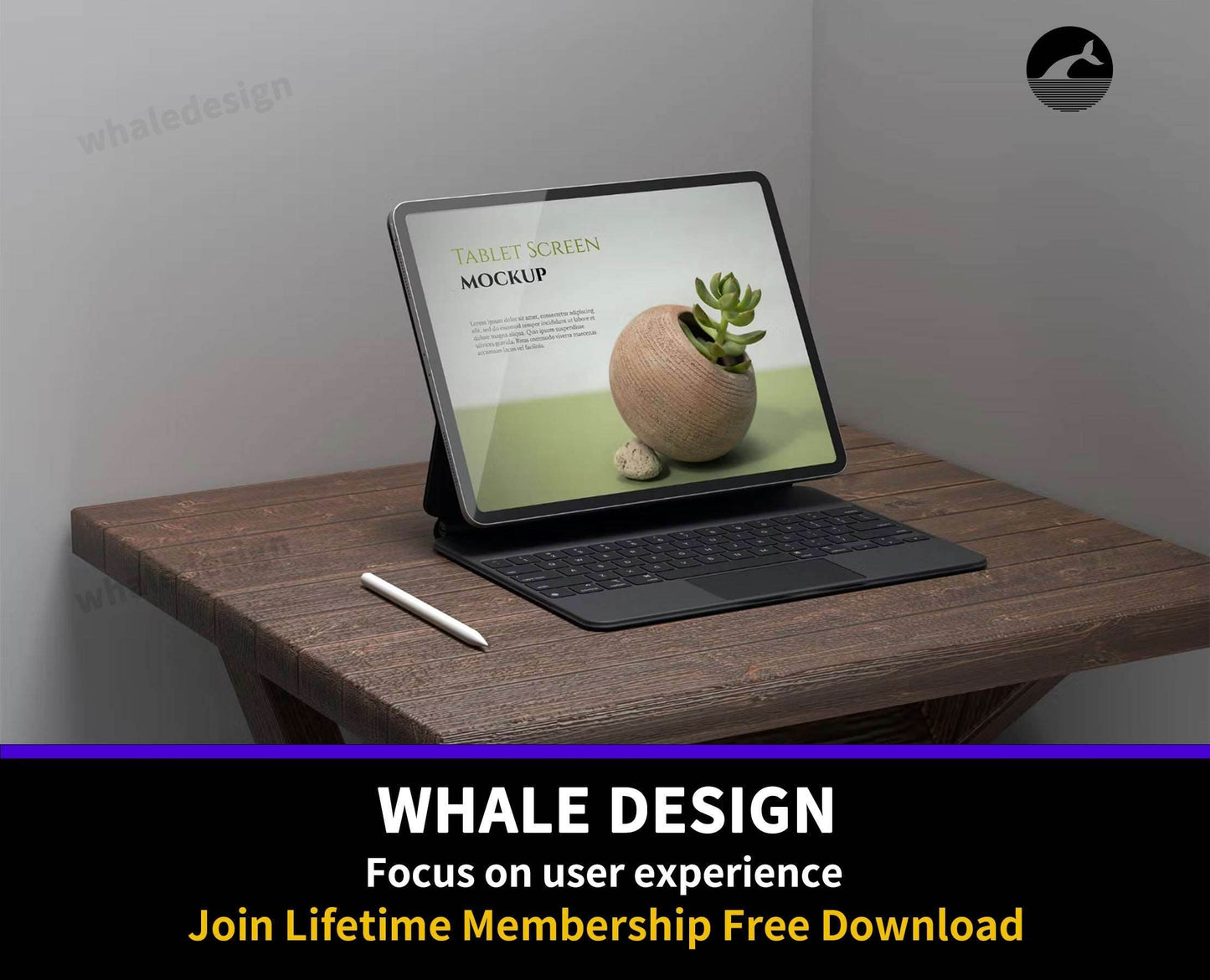 152Tablet Screen Mockups - whaledesign