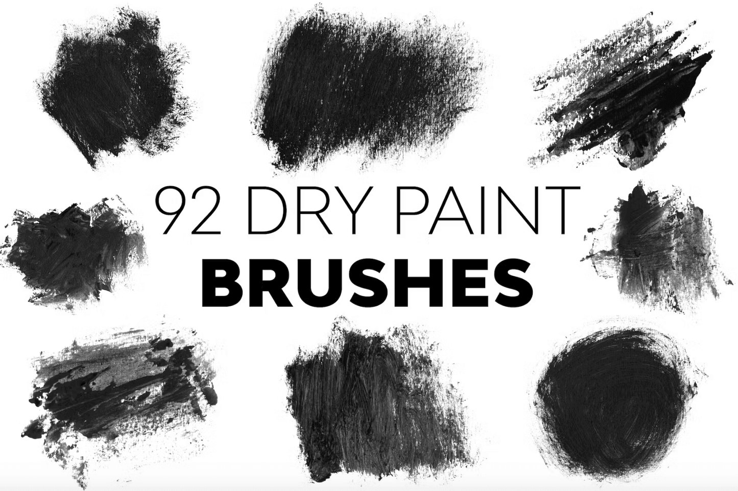 538 Dry Paint Brushes - whaledesign