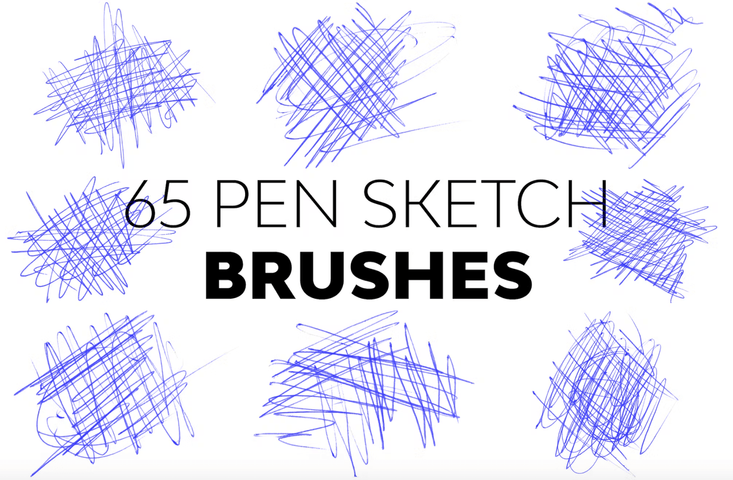 543 Pen Sketch Brushes - whaledesign