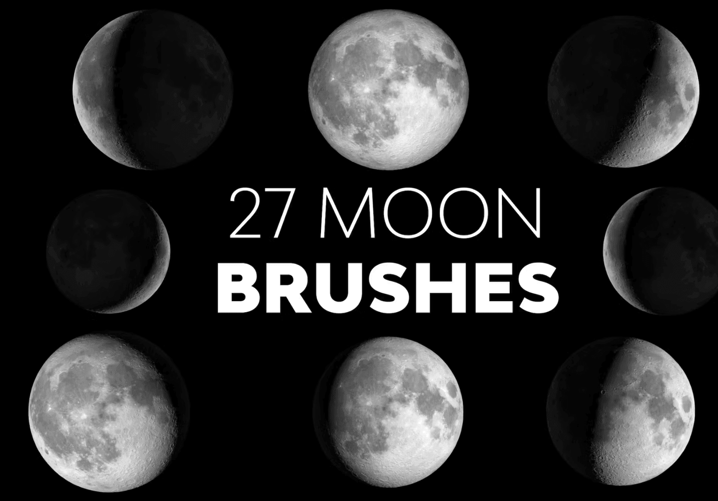 547 Moon Brushes - whaledesign