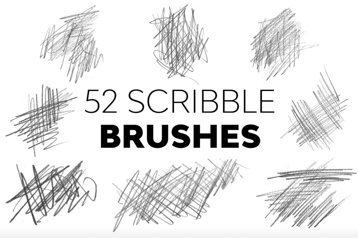 548 Scribble Brushes - whaledesign