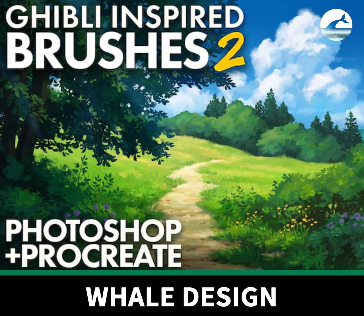 710 Ghibli-Style Brush Set II - whaledesign