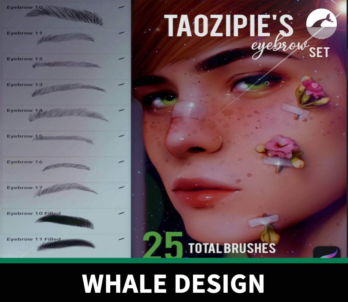 905 Taozipie Eyebrow Brush - whaledesign