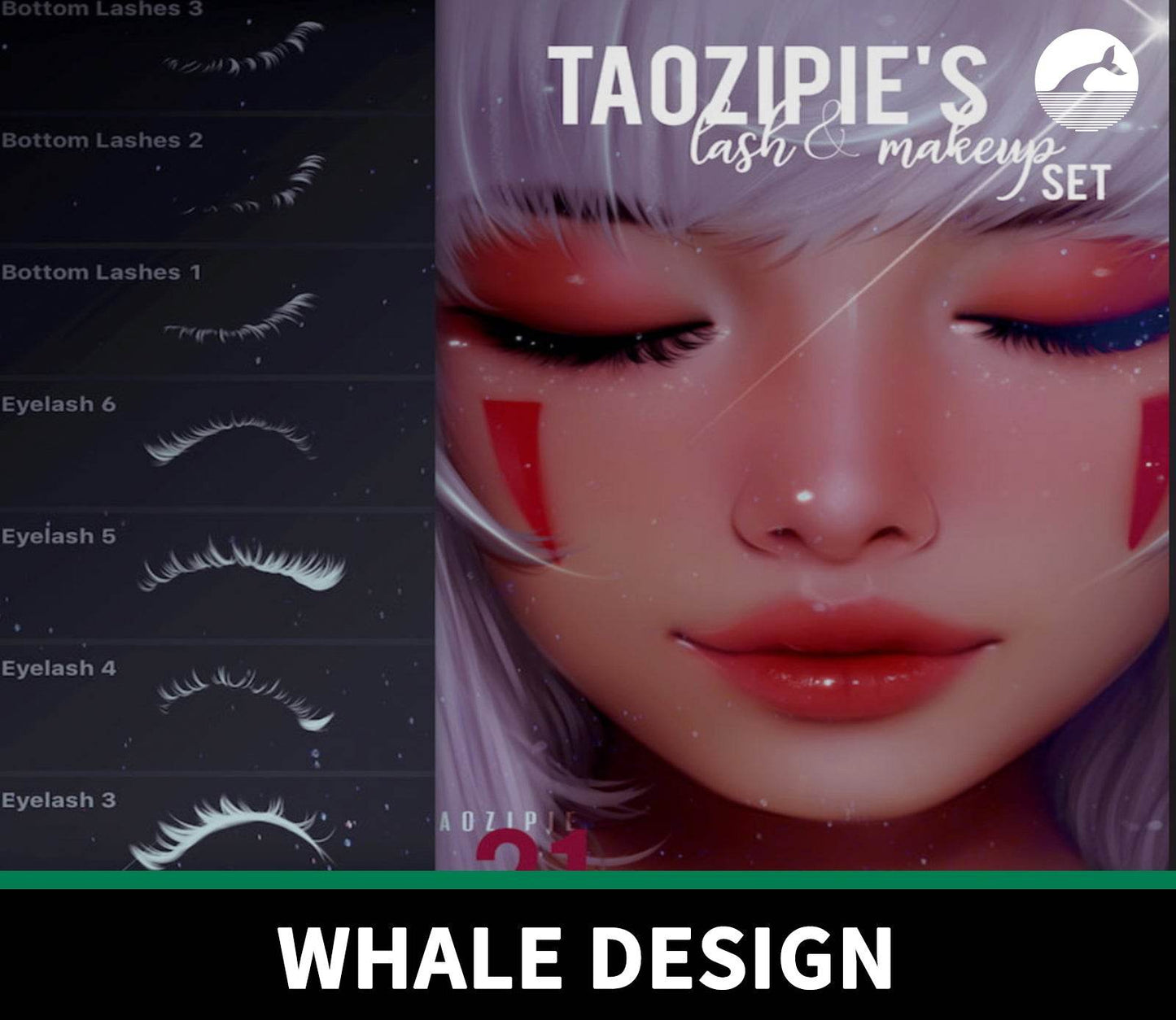 906Taozipie Eyelash Makeup Brush - whaledesign