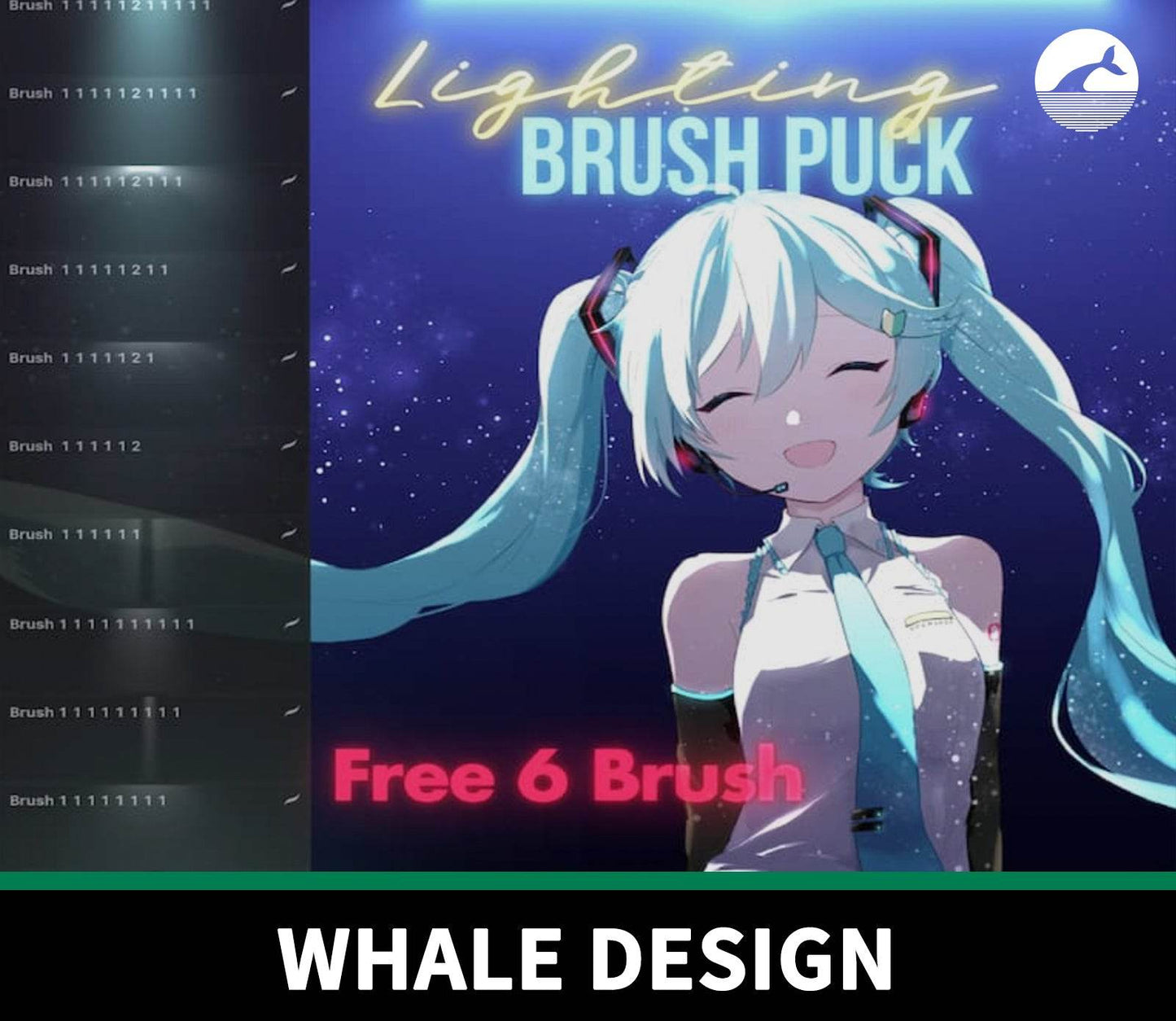 947 Attki Light Element Brush - whaledesign