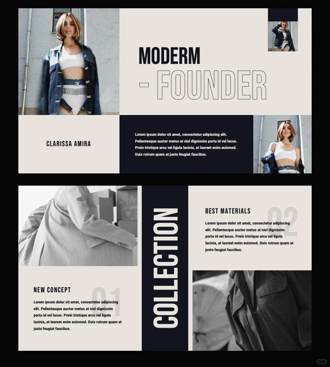 1016 A PPT template that is perfect for brand albums - whaledesign