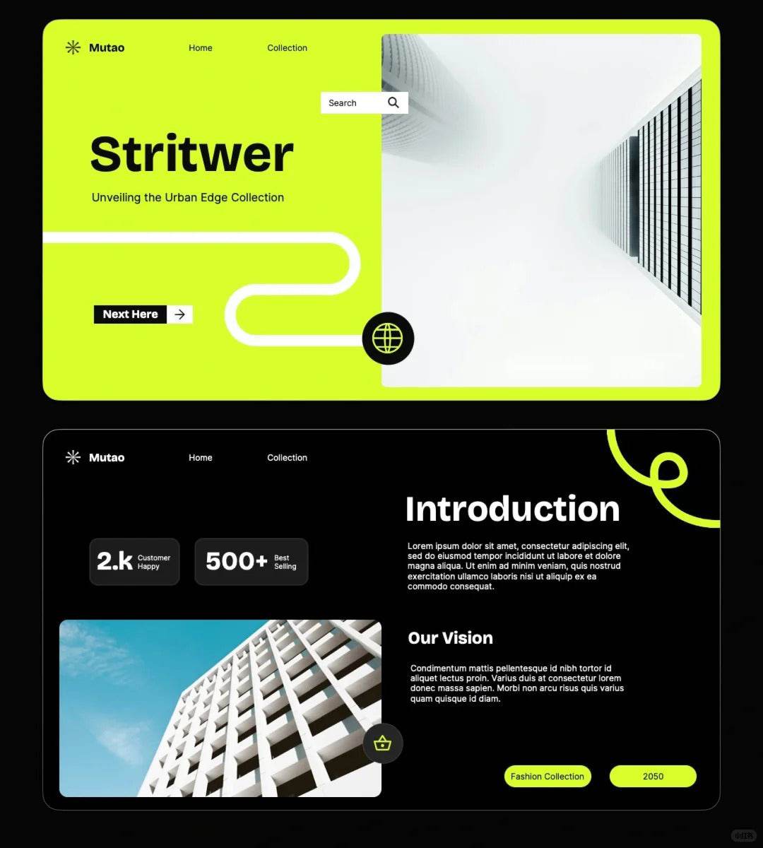 1017 Netizens said that they would release another set of advanced fluorescent green color matching PPT! - whaledesign