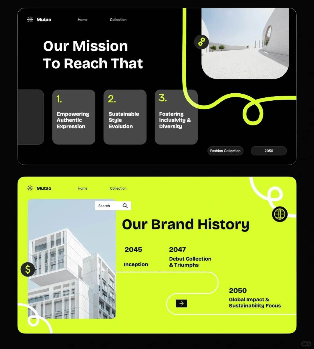 1017 Netizens said that they would release another set of advanced fluorescent green color matching PPT! - whaledesign