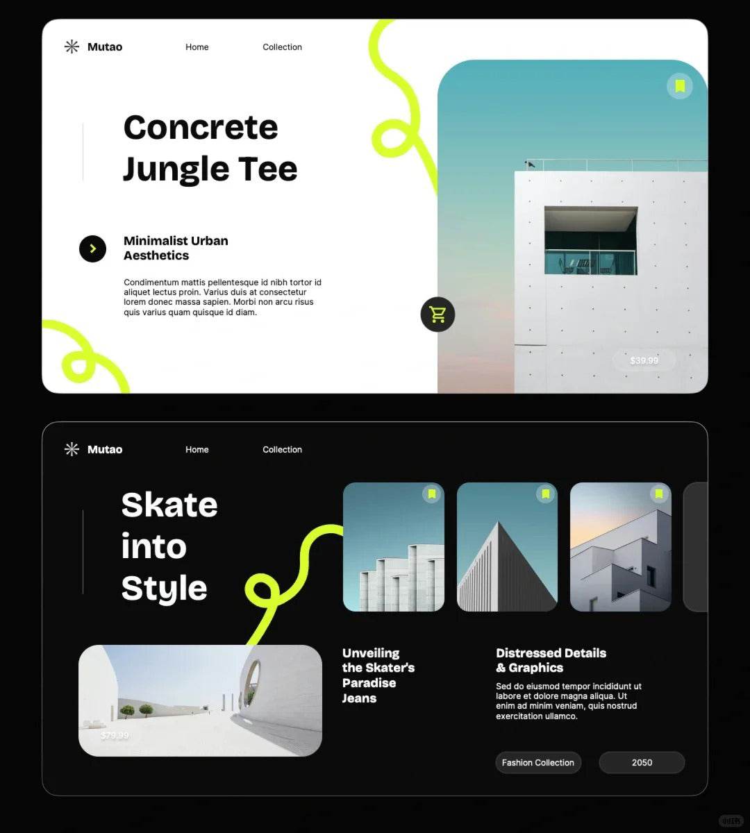 1017 Netizens said that they would release another set of advanced fluorescent green color matching PPT! - whaledesign