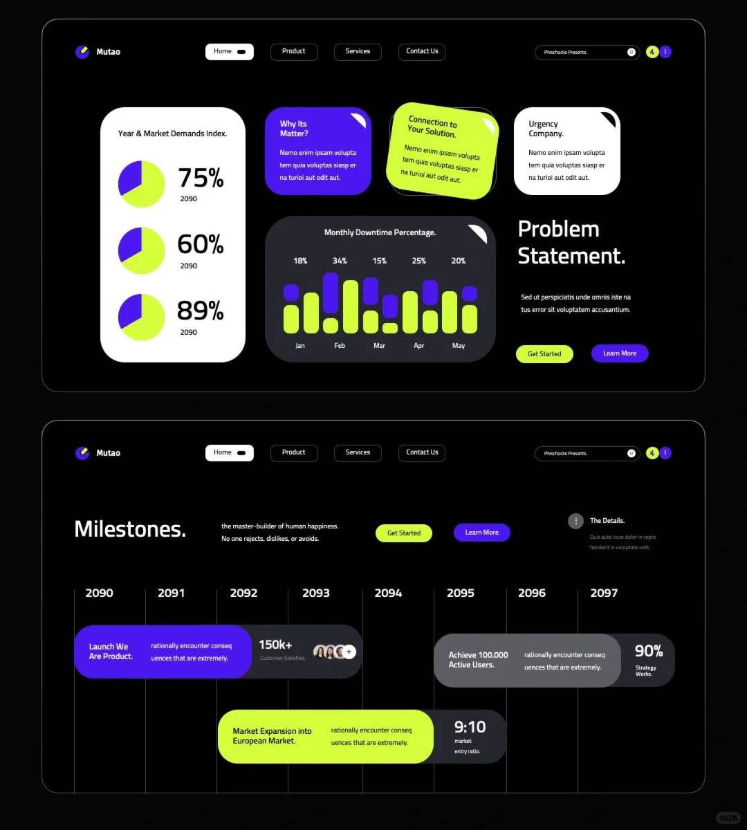 1018 Apple's Bento Box style for PPT design - whaledesign