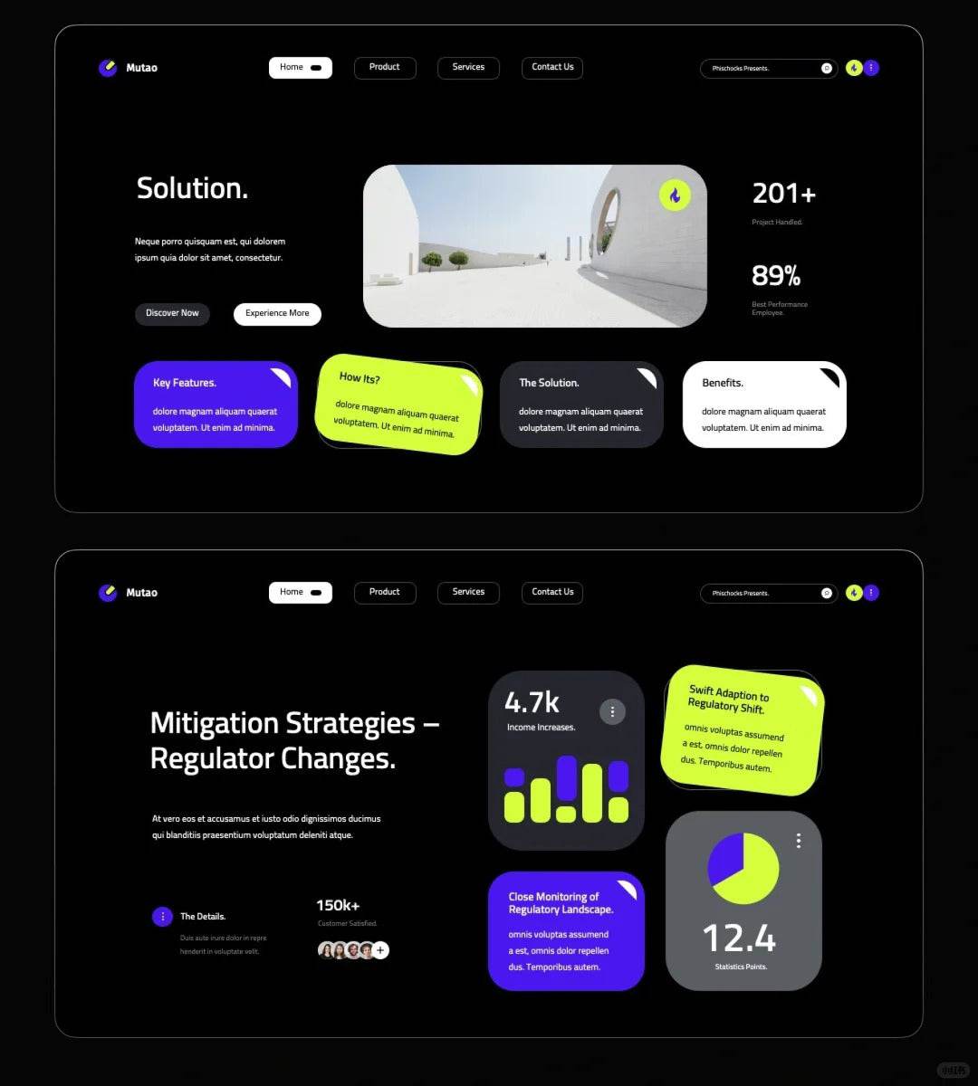 1018 Apple's Bento Box style for PPT design - whaledesign