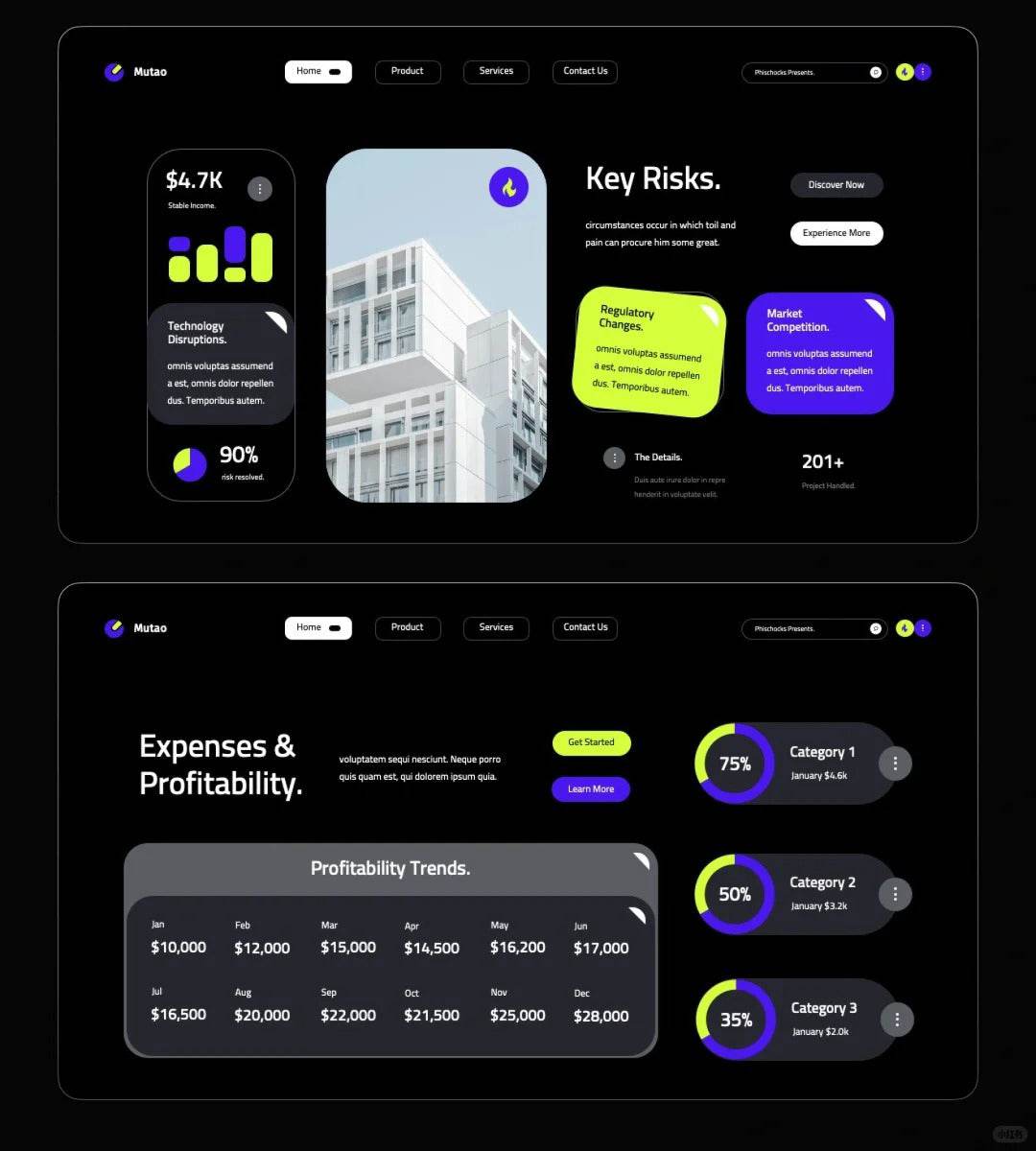 1018 Apple's Bento Box style for PPT design - whaledesign