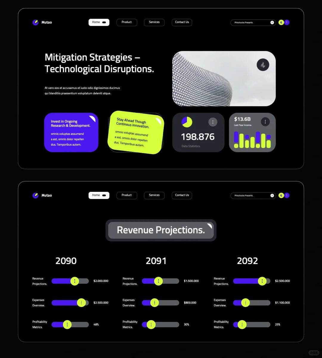 1018 Apple's Bento Box style for PPT design - whaledesign