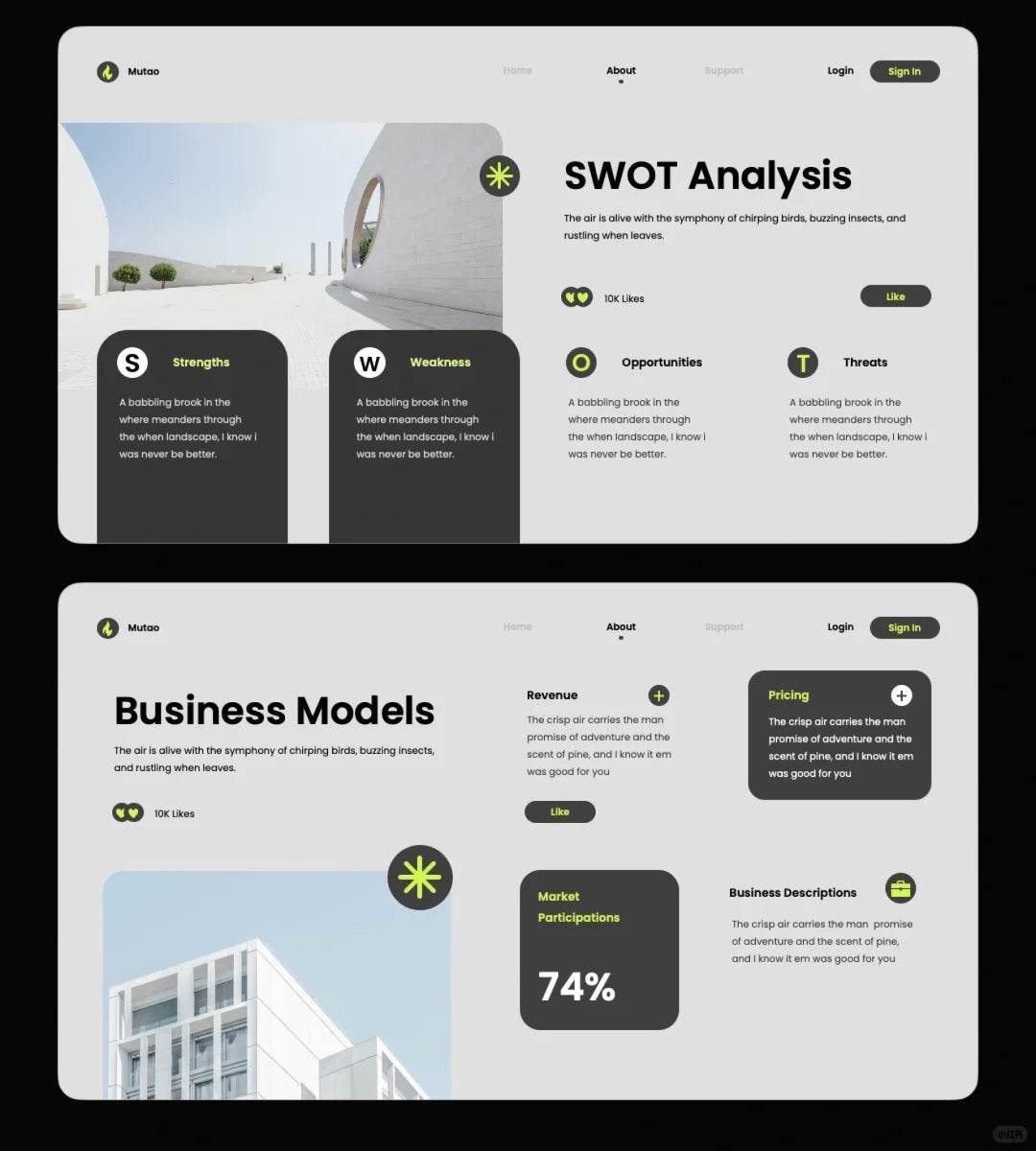1021 High-end PPT template suitable for project reporting - whaledesign