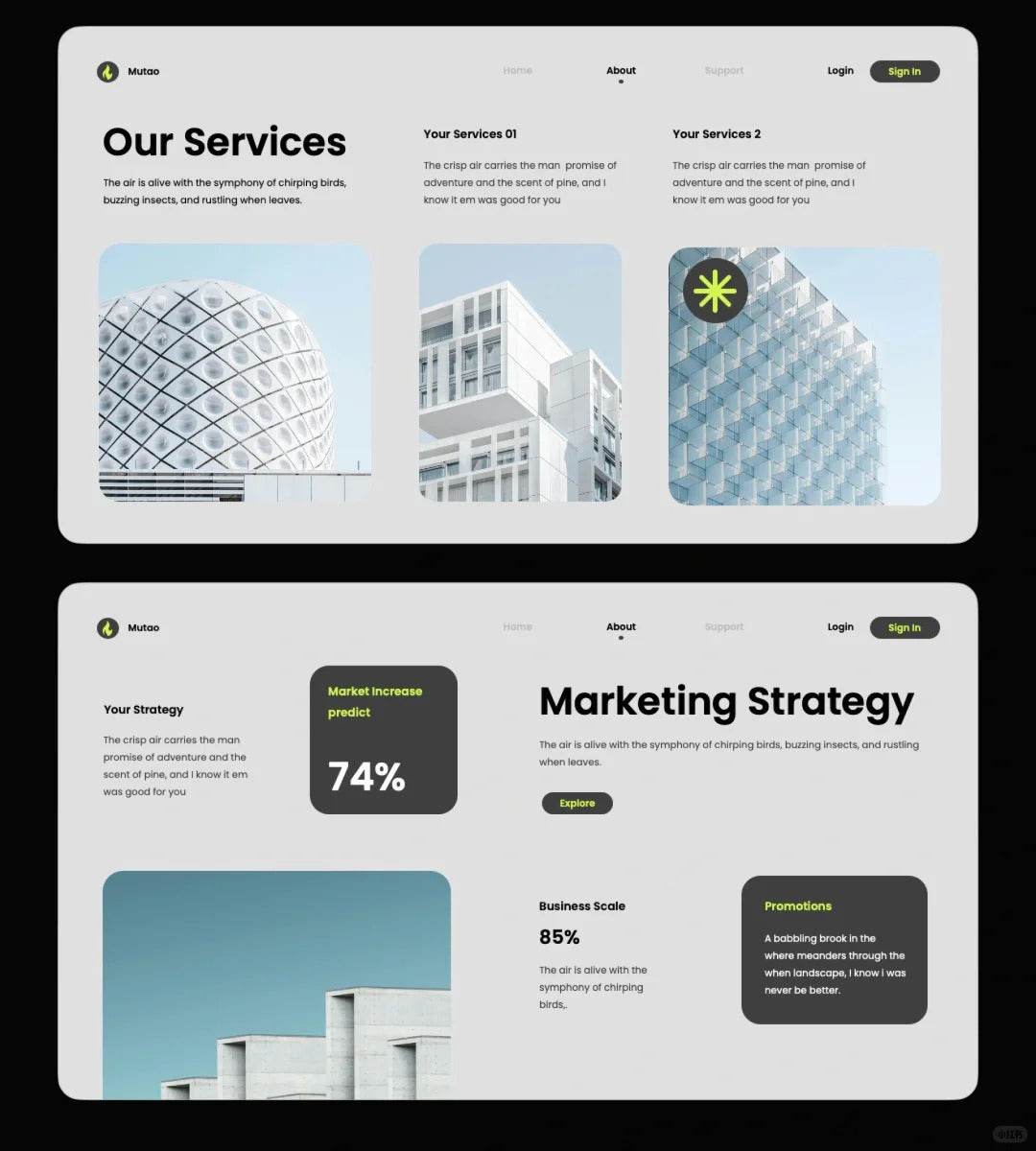 1021 High-end PPT template suitable for project reporting - whaledesign