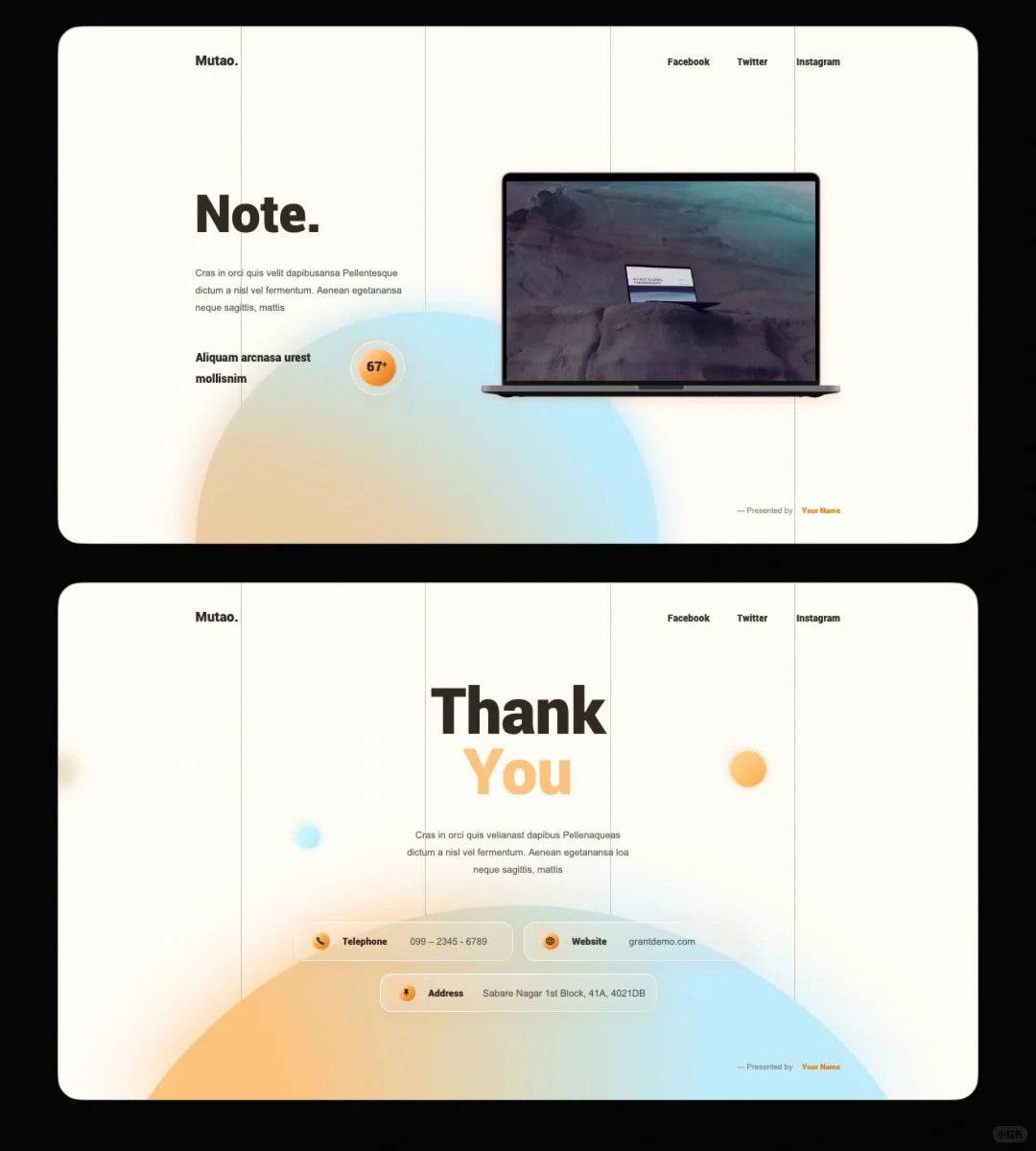 1028 My colleague praised my PPT template for its hazy beauty. - whaledesign