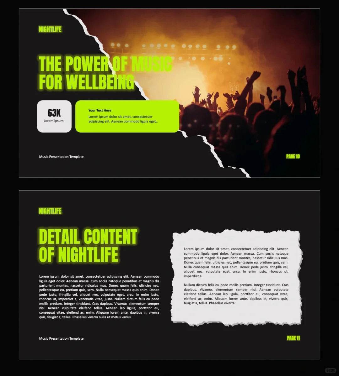 1046 Rock style PPT template - whaledesign