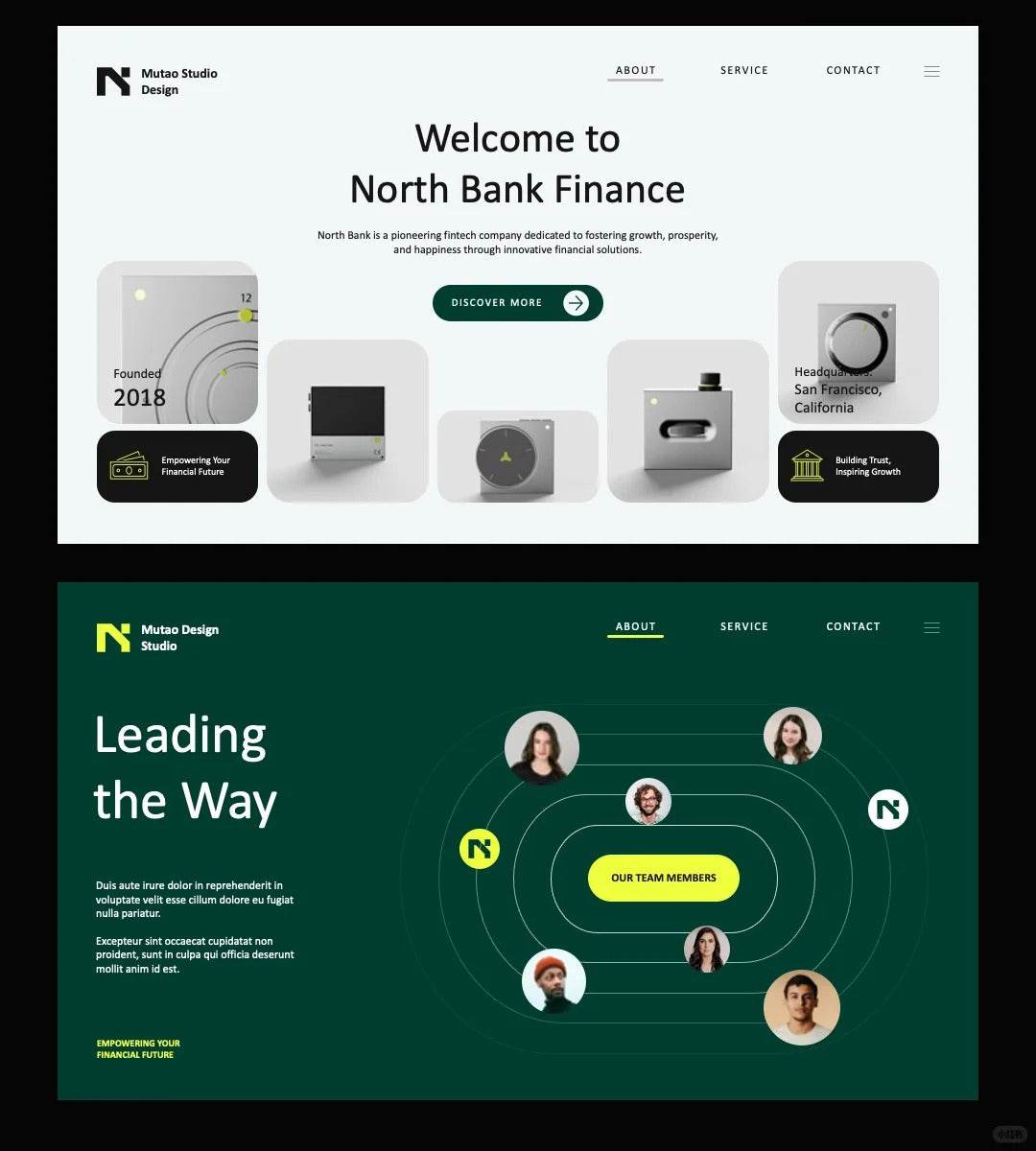 1053 Green High-end Keynote PPT Template - whaledesign