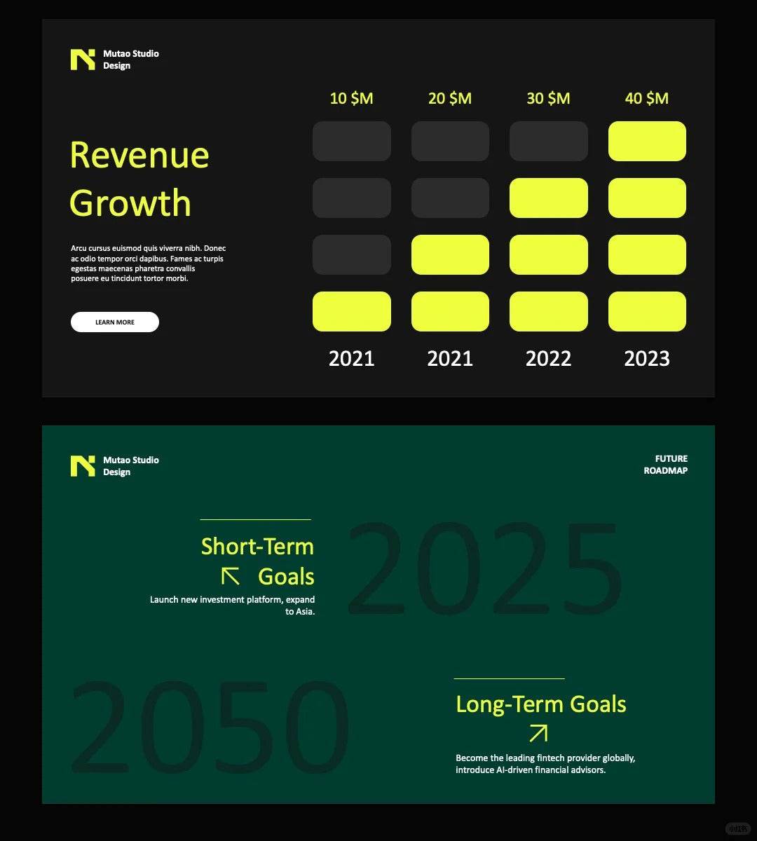 1053 Green High-end Keynote PPT Template - whaledesign