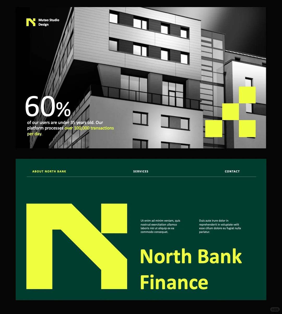 1053 Green High-end Keynote PPT Template - whaledesign
