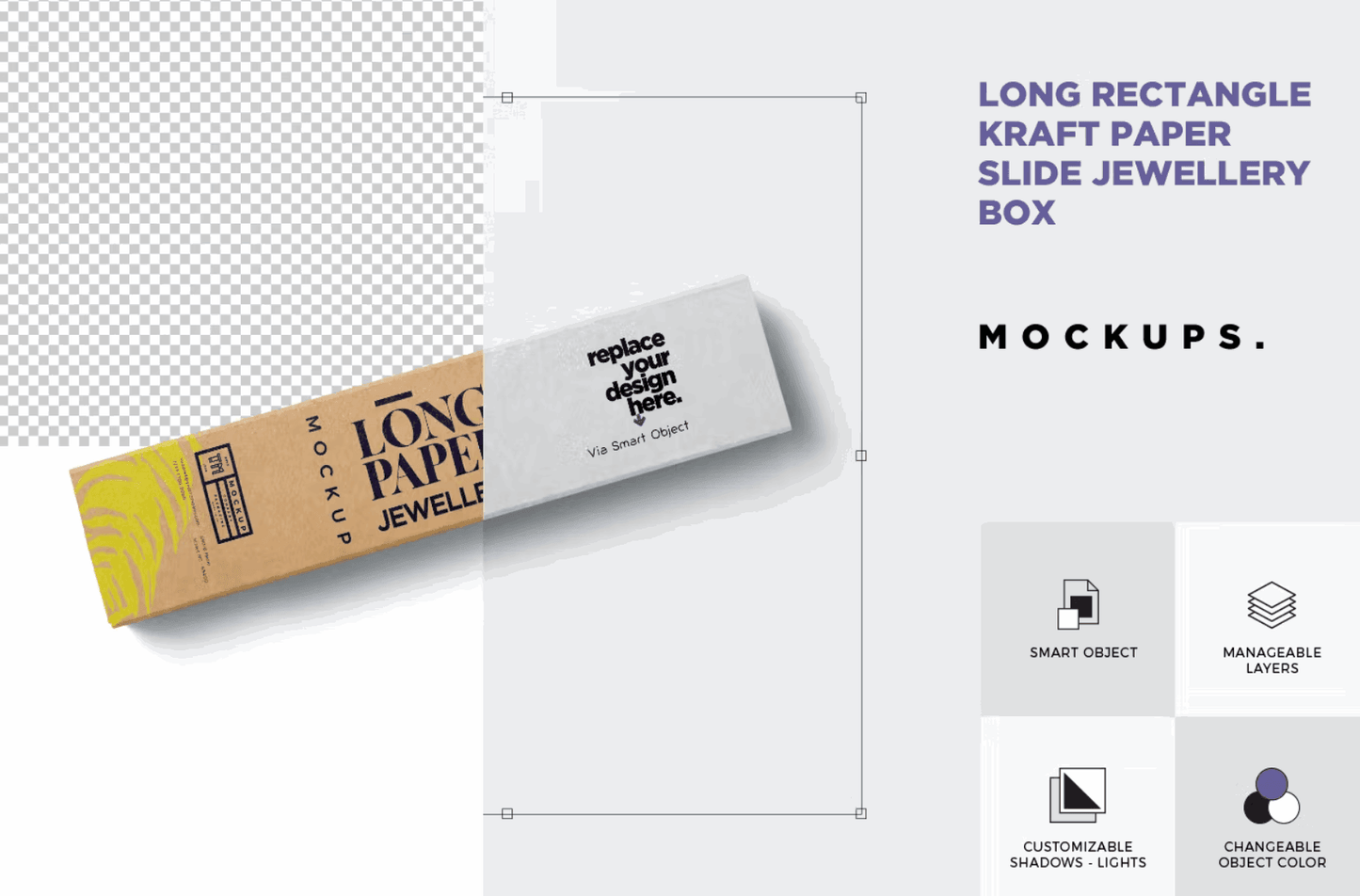 100Long Rectangle Drawer Box Mockups - whaledesign