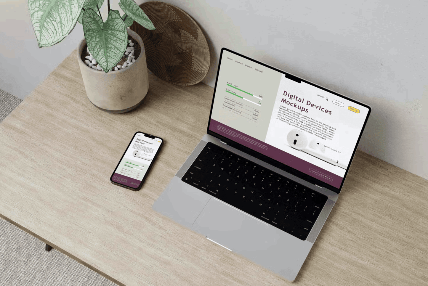 113Digital Devices Mockups - whaledesign