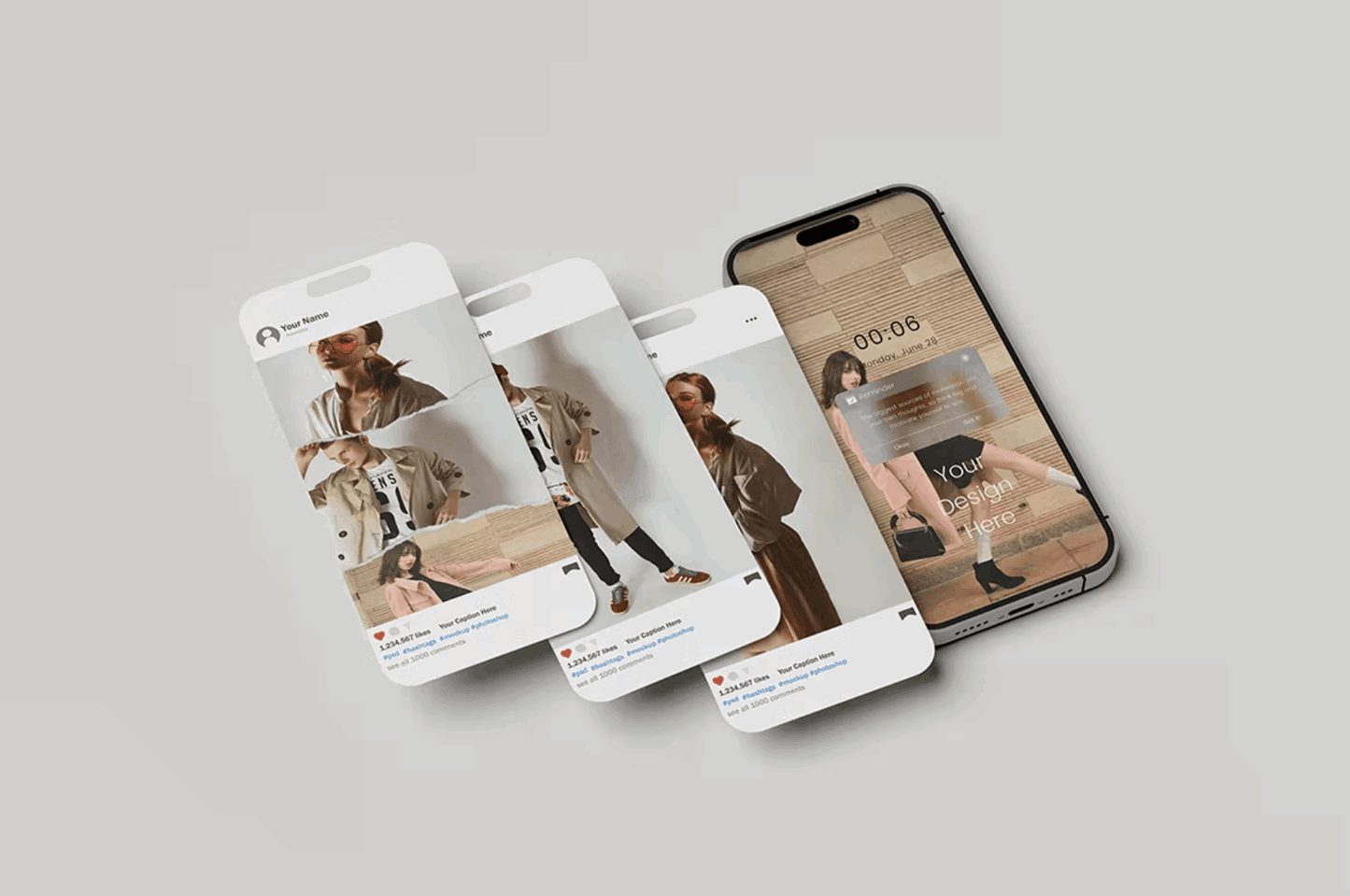 110Phone 14 Screen Mockup - whaledesign