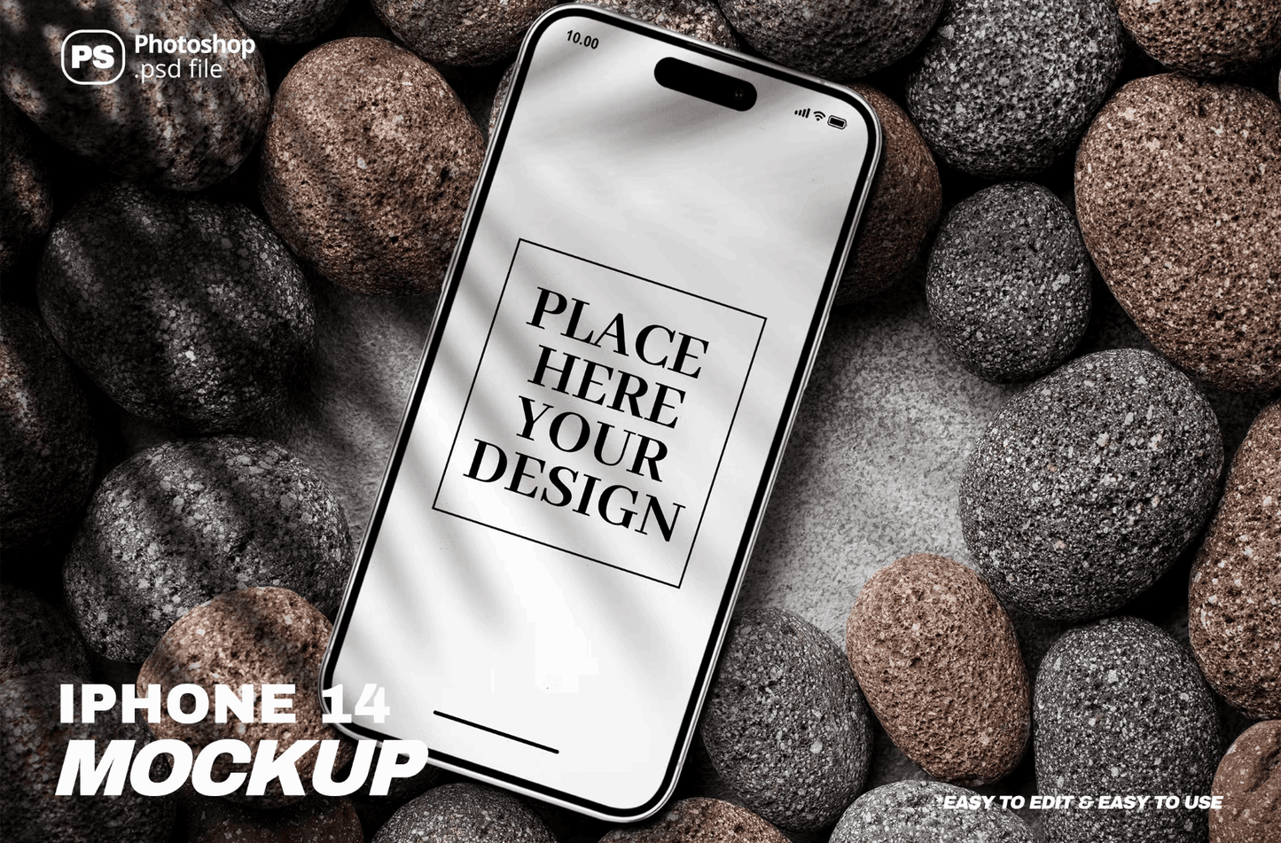 147Realistic iPhone 14 Pro Mockup - whaledesign