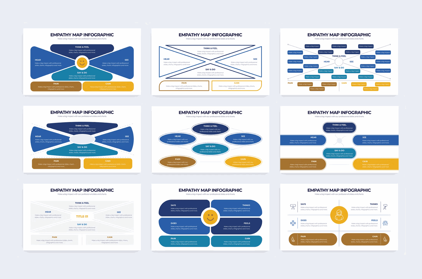 248Business Empathy Map Illustrator Infographics - whaledesign