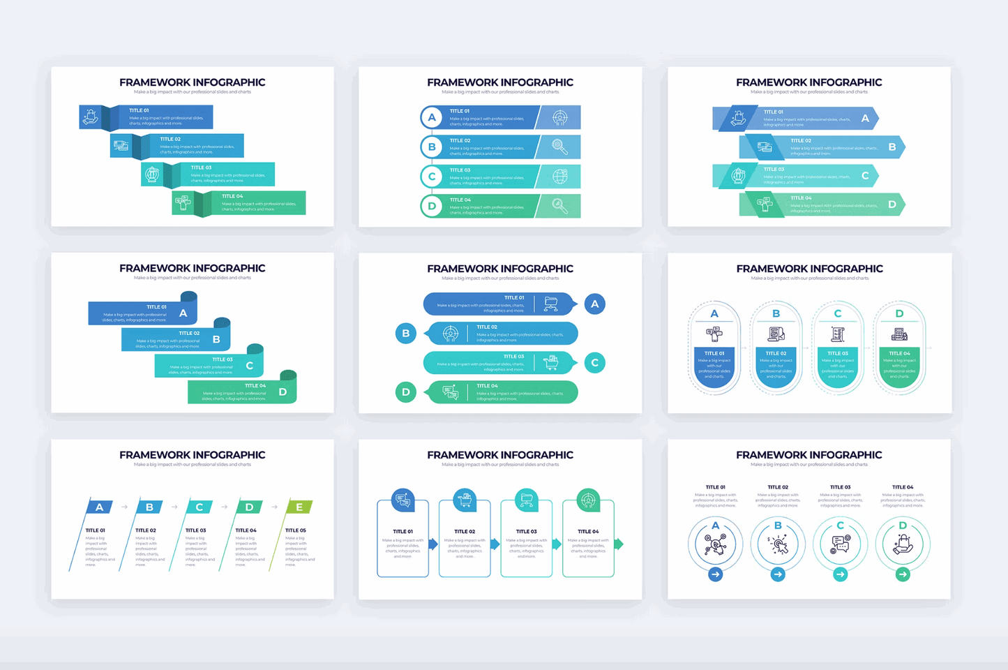 265Business Framework Illustrator Infographics - whaledesign