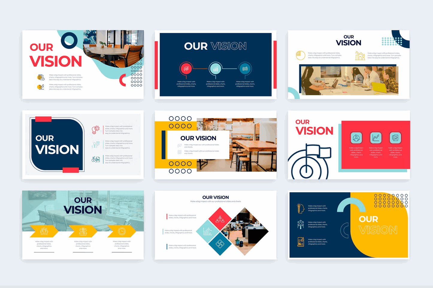 277Business Vision Slides Illustrator Infographics - whaledesign