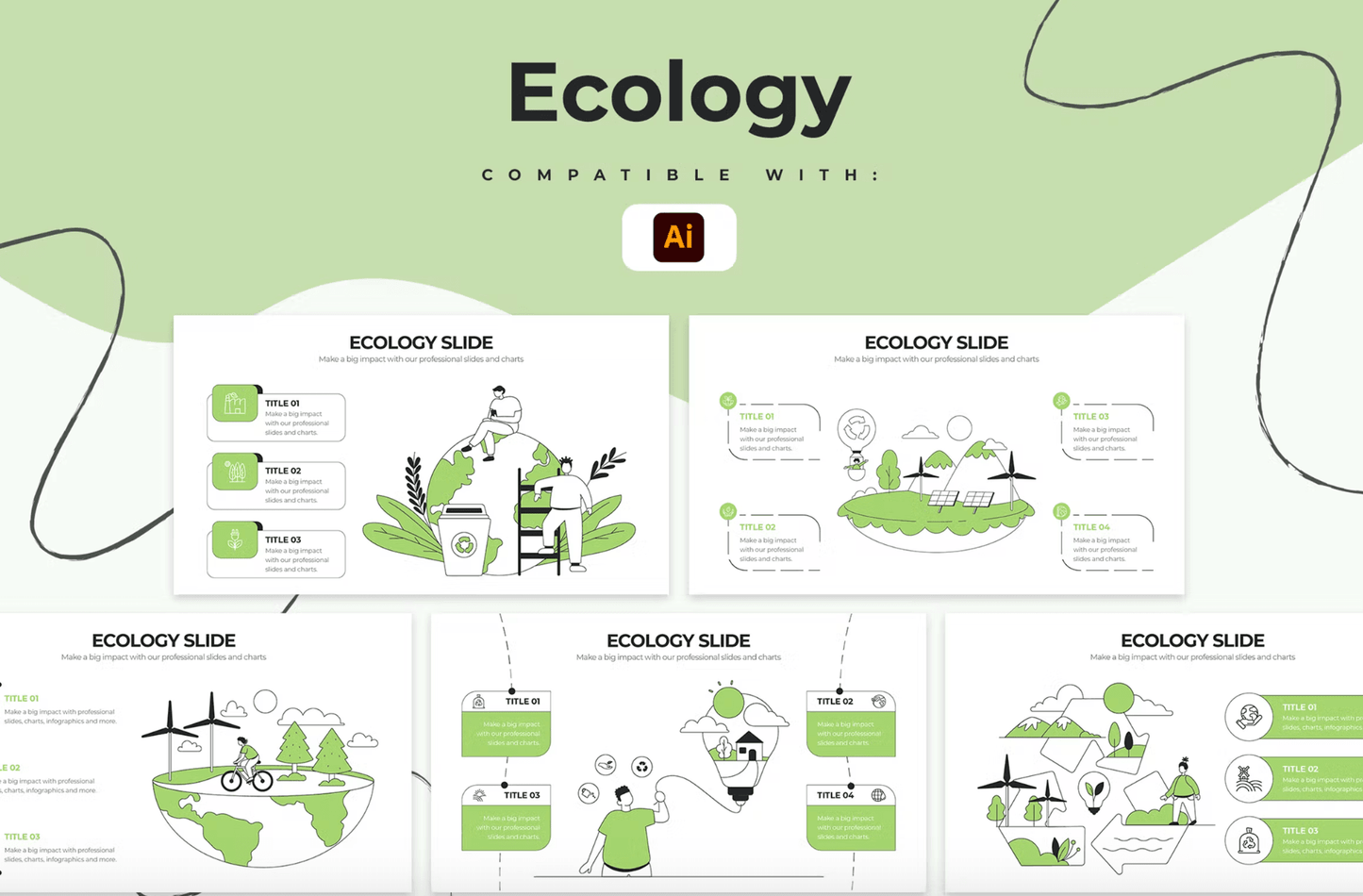 287Education Ecology Illustrator Infographics - whaledesign