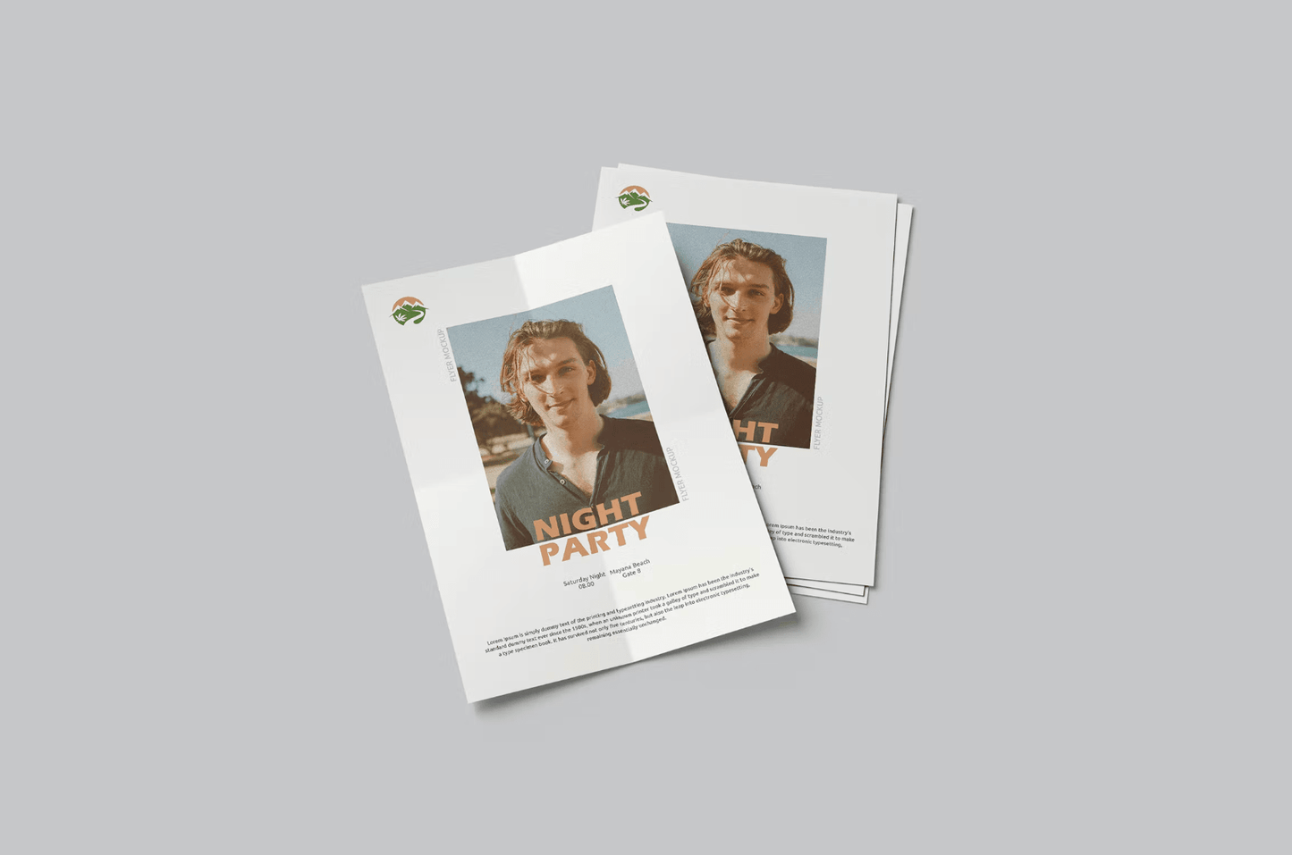 340A4 Flyer Mockup - whaledesign