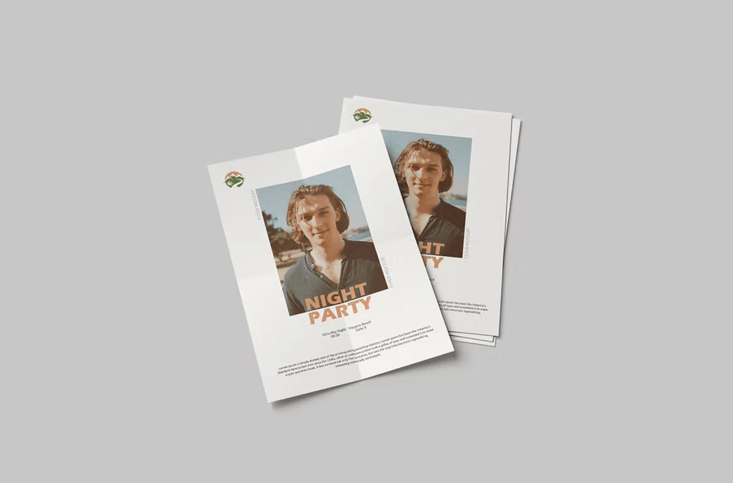 340A4 Flyer Mockup - whaledesign