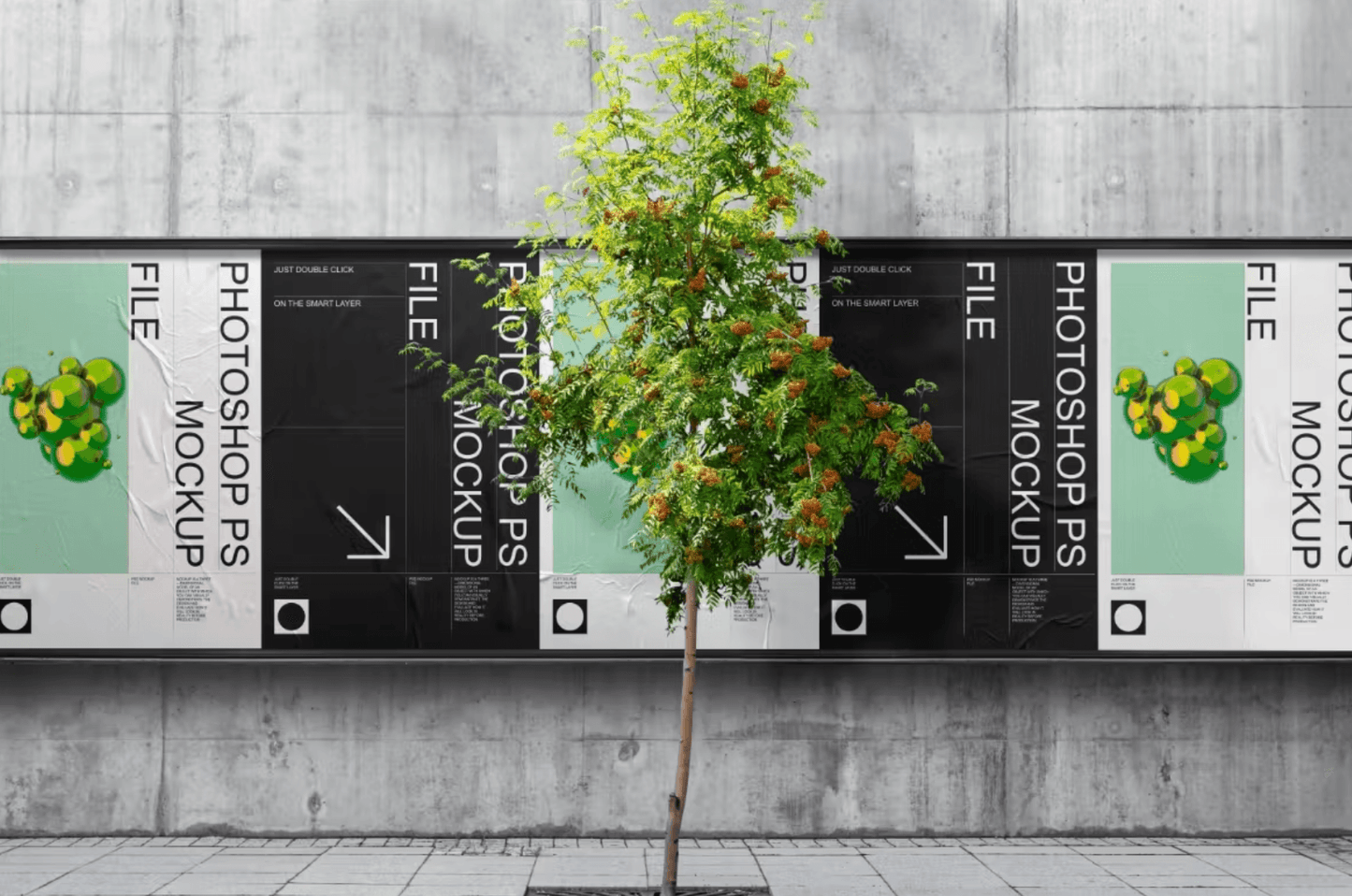 360Street Advertising Mockup Set - whaledesign