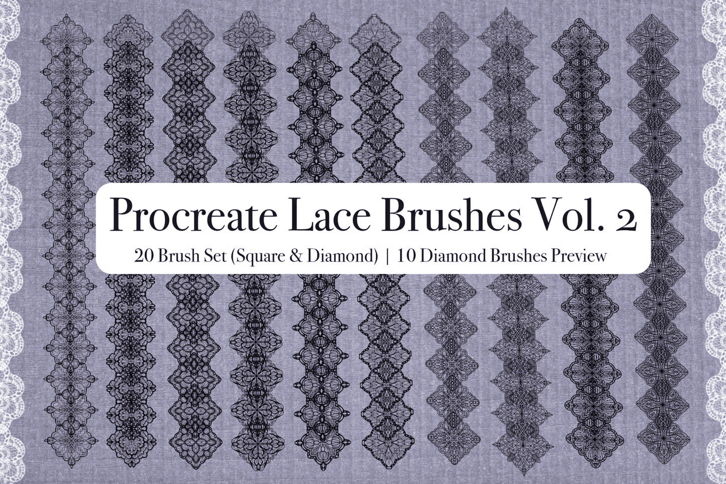 501 Procreate Lace Brush video - whaledesign