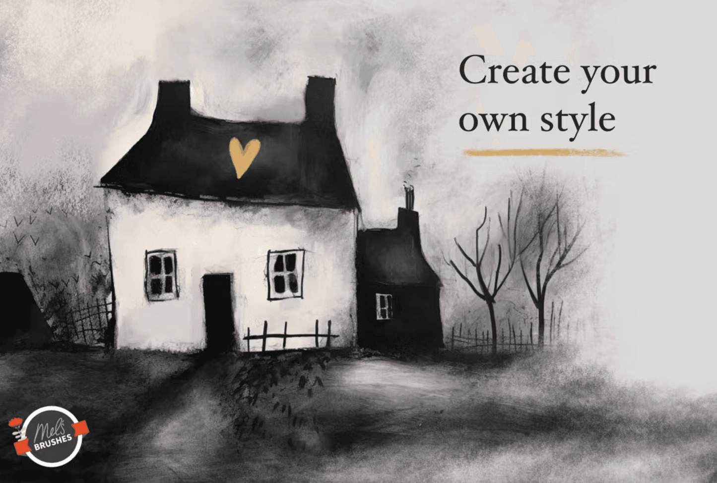 514 Charcoal Studio Procreate Brushes - whaledesign