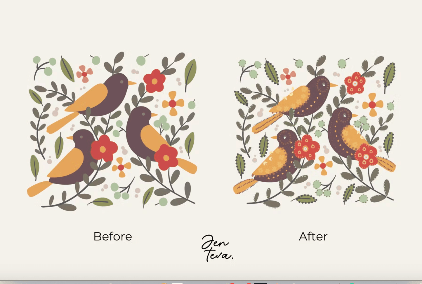 515 Procreate Pattern Border Brushes - whaledesign