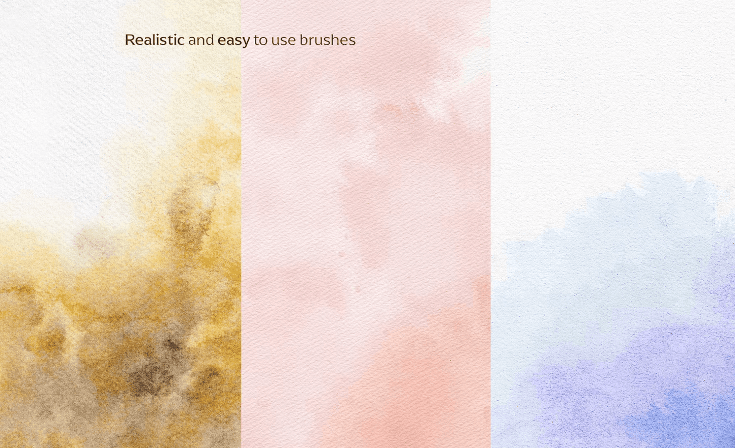 516 Procreate Watercolour Brushes - whaledesign