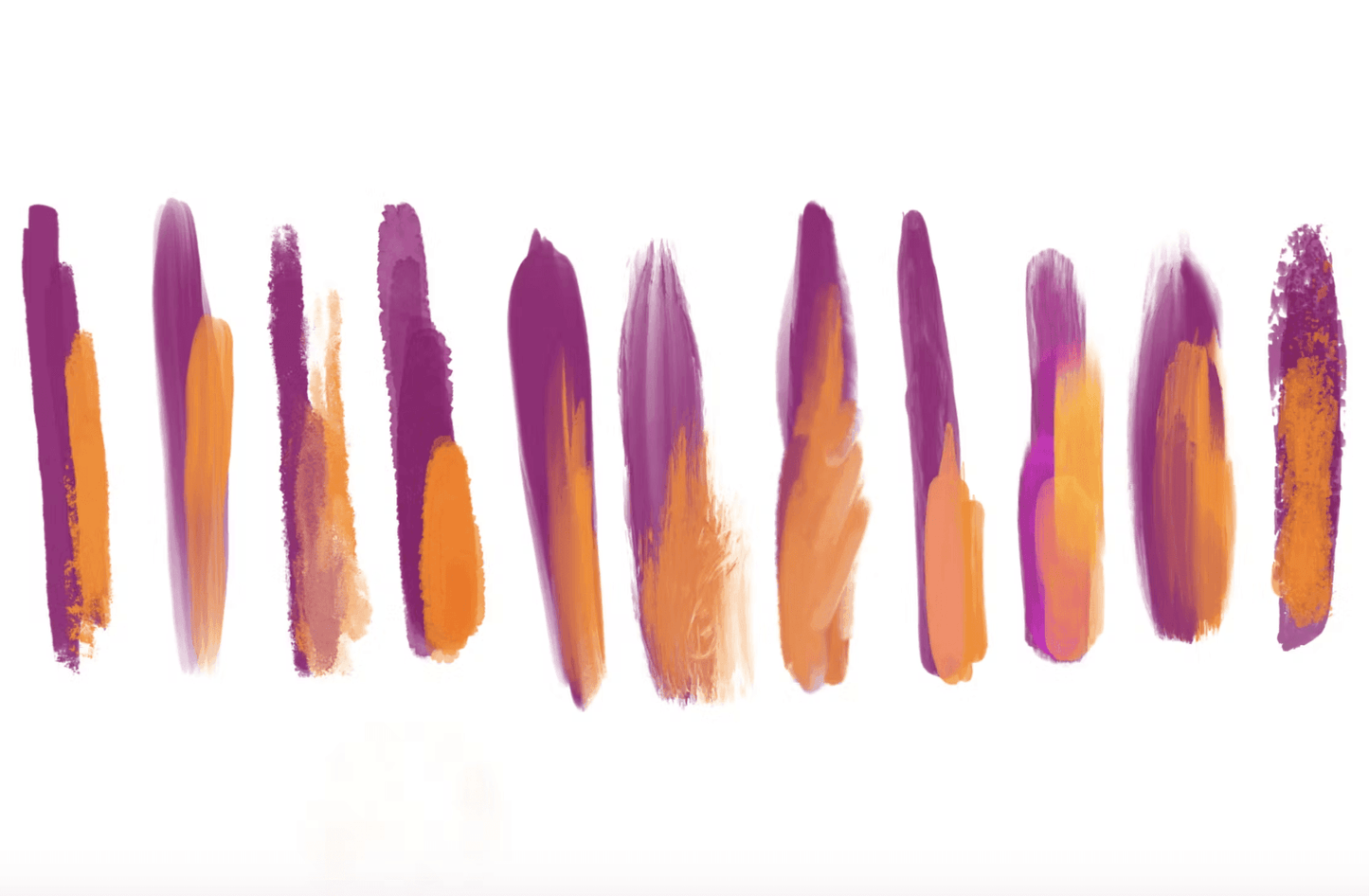 529 10 Oil Brushes Procreate - whaledesign