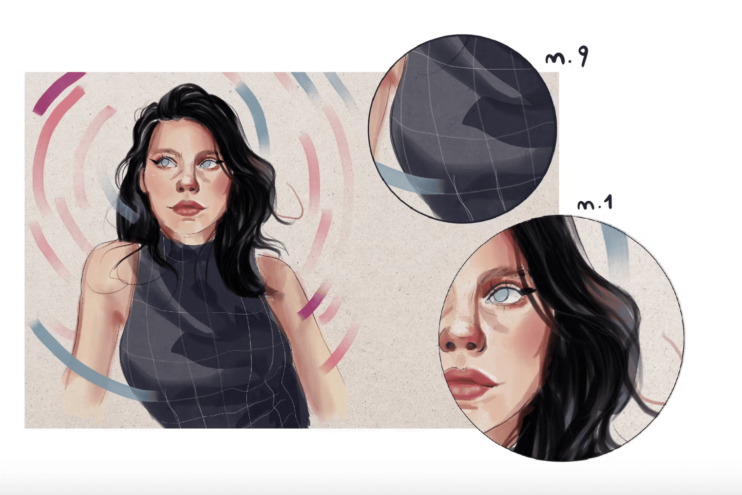 556 10 Alcohol Marker Brushes Procreate - whaledesign