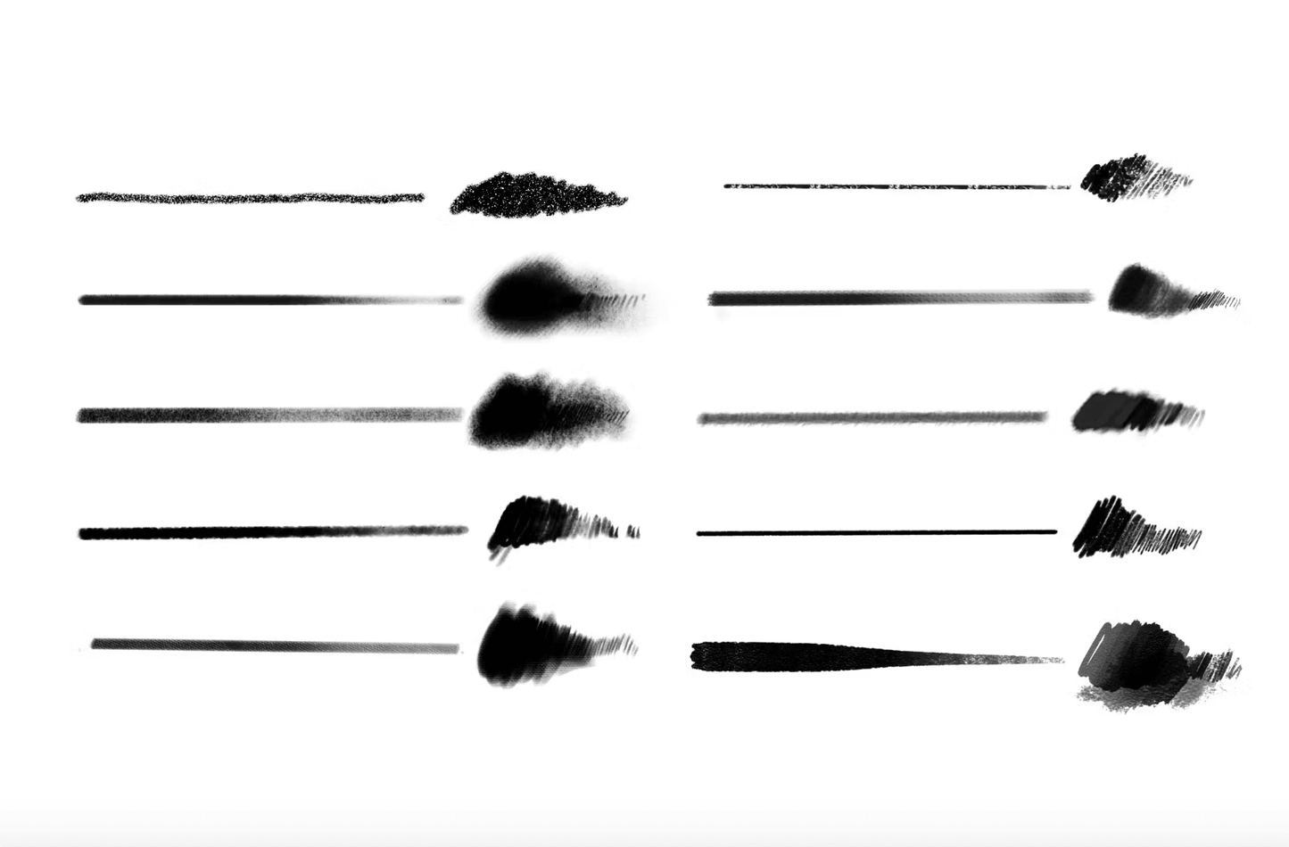 559 10 Illustration Brushes Procreate - whaledesign