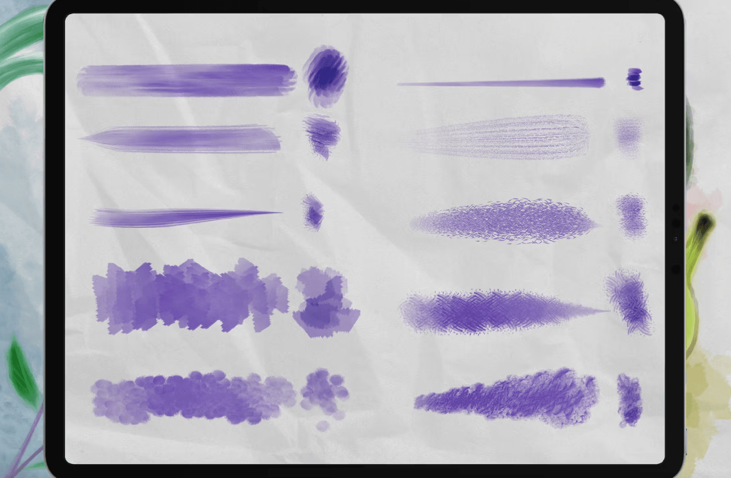 569 Watercolor Brush Procreate - whaledesign