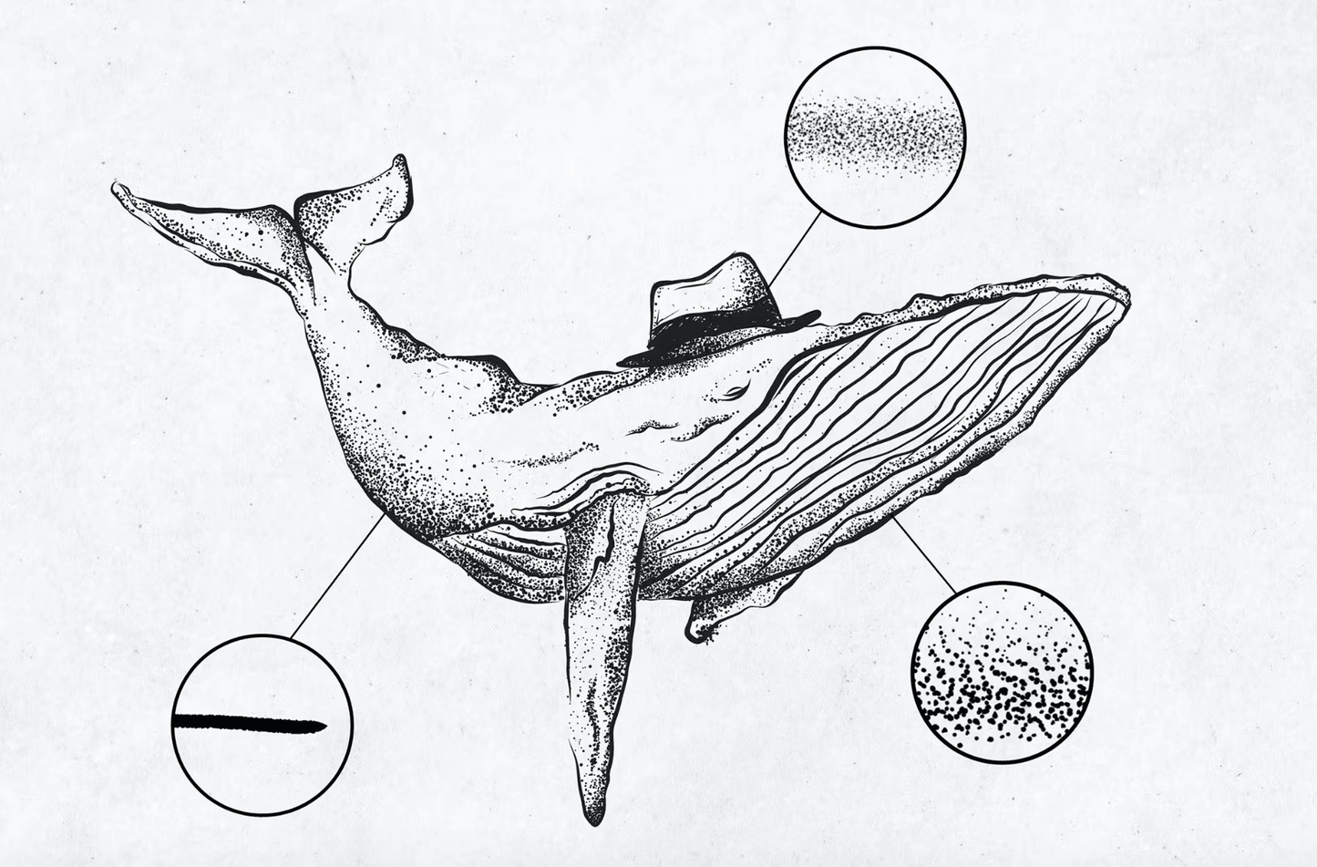 620 12 Tattoo Art Brushes - Procreate - whaledesign