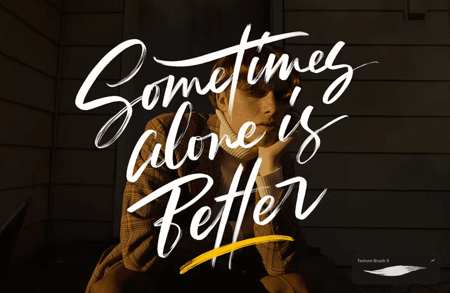 662 Procreate Lettering Texture Brushes - whaledesign