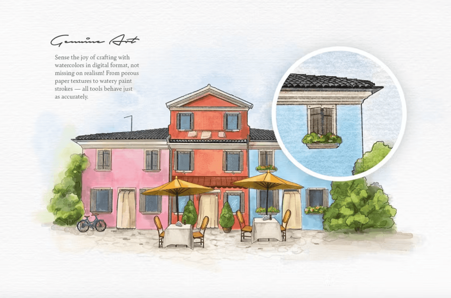 629 Elixir Watercolor Procreate Brushes - whaledesign