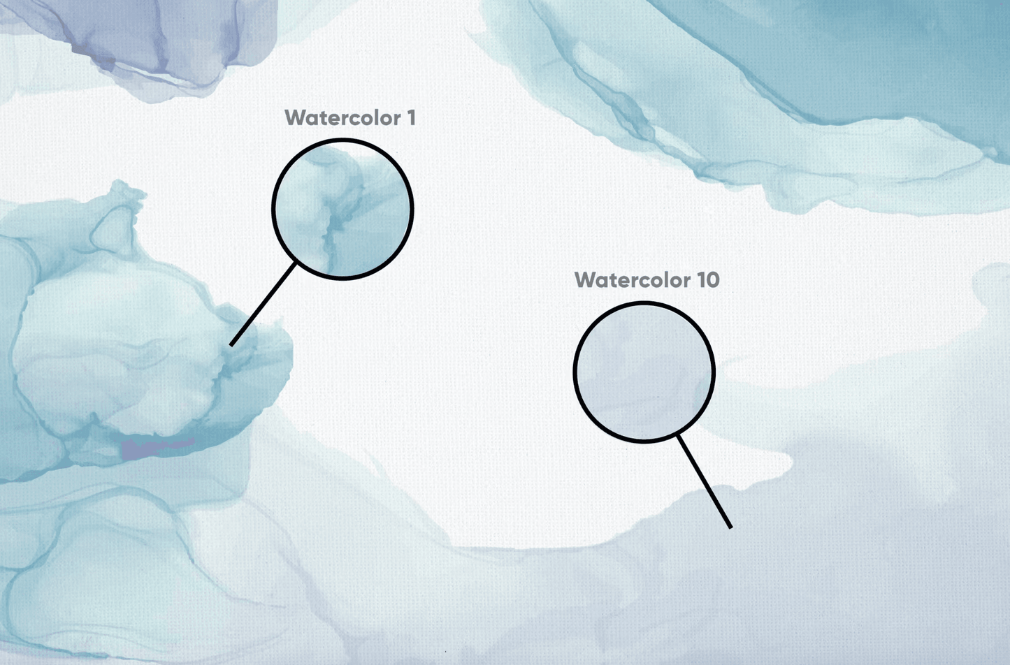 683 10 Watercolor Brushes Procreate - whaledesign