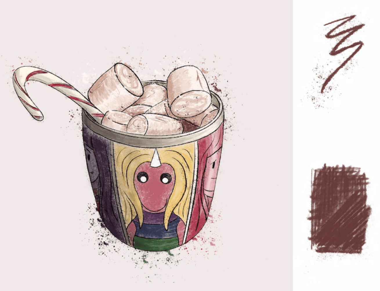 778 Procreate? Official Care Package - Dessert Time Brush - whaledesign