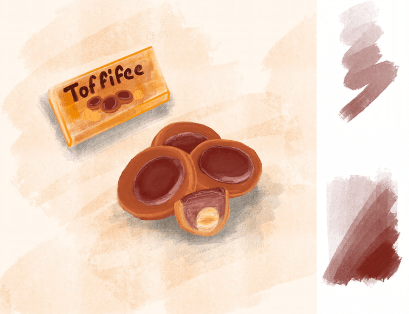 778 Procreate? Official Care Package - Dessert Time Brush - whaledesign